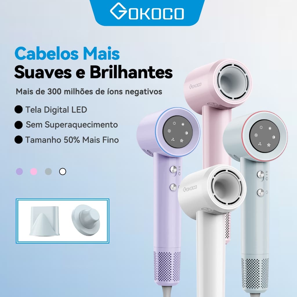 Secador GOKOCO Alta Velocidade 1500W